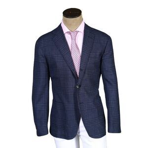 Sartorio Checked Wool-Silk Sport Jacket